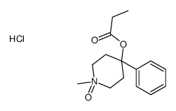 (1-methyl-1-oxido-4-phenylpiperidin-1-ium-4-yl) propanoate,hydrochloride Structure