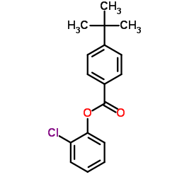 2-Chlorophenyl 4-(2-methyl-2-propanyl)benzoate结构式