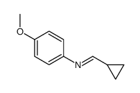 1-cyclopropyl-N-(4-methoxyphenyl)methanimine结构式