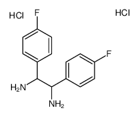 (1S,2S)-1,2-Bis(4-fluorophenyl)-1,2-ethanediamine dihydrochloride Structure