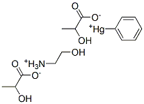 Phenylmercuric monoethanolammonium lactate结构式