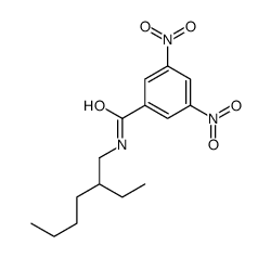 N-(2-ethylhexyl)-3,5-dinitrobenzamide Structure