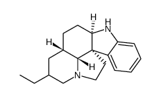 2-ethyl-2,3,3a,4,5,5a,6,11,12,13a-decahydro-1H-indolizino[8,1-cd]carbazole结构式