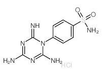 4-(2,4,6-triimino-1,3,5-triazinan-1-yl)benzenesulfonamide结构式