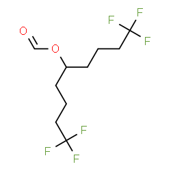 1,1,1,9,9,9-Hexafluorononan-5-ol formate structure