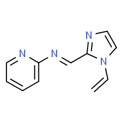 2-Pyridinamine,N-[(1-ethenyl-1H-imidazol-2-yl)methylene]-,[N(E)]-(9CI) structure