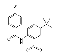 4-bromo-N-(4-tert-butyl-2-nitrophenyl)benzamide结构式