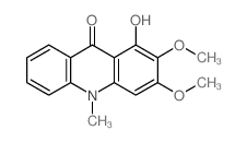 山小柑碱结构式