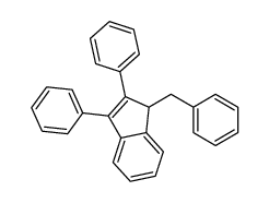 1-benzyl-2,3-diphenyl-1H-indene结构式