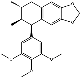 (5R)-5,6,7,8-Tetrahydro-6β,7α-dimethyl-5-(3,4,5-trimethoxyphenyl)naphtho[2,3-d]-1,3-dioxole structure