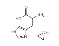 2-amino-3-(3H-imidazol-4-yl)propanoic acid; aziridine结构式