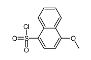 4-甲氧基萘-1-磺酰氯结构式