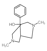 3,7-Diazabicyclo[3.3.1]nonan-9-ol,3,7-dimethyl-9-phenyl- Structure