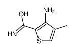 3-amino-4-methylthiophene-2-carboxamide结构式