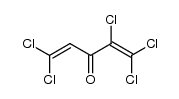 1,1,2,5,5-pentachloro-penta-1,4-dien-3-one Structure