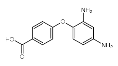 4-(2,4-diaminophenoxy)benzoic acid Structure