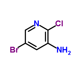 3-氨基-5-溴-2-氯吡啶结构式
