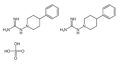 2-(4-phenylpiperidin-1-yl)guanidine,sulfuric acid Structure