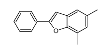 5,7-dimethyl-2-phenyl-1-benzofuran结构式