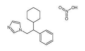 1-(2-cyclohexyl-2-phenylethyl)imidazole,nitric acid结构式