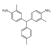 4-[(4-amino-3-methylphenyl)-(4-methylphenyl)methyl]-2-methylaniline结构式