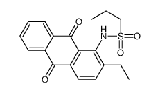 N-(2-ethyl-9,10-dioxoanthracen-1-yl)propane-1-sulfonamide Structure