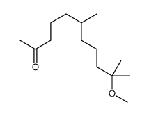 10-methoxy-6,10-dimethylundecan-2-one Structure