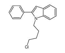 1-(4-chlorobutyl)-2-phenylindole结构式