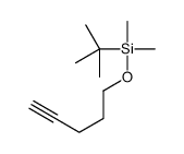 tert-Butyldimethyl(pent-4-yn-1-yloxy)silane Structure