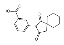 3-(1,3-dioxo-2-azaspiro[4.5]decan-2-yl)benzoic acid Structure