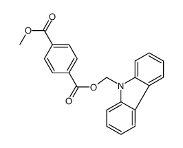 4-O-(carbazol-9-ylmethyl) 1-O-methyl benzene-1,4-dicarboxylate Structure