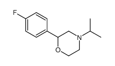 2-(4-fluorophenyl)-4-propan-2-ylmorpholine结构式