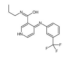 N-propyl-4-[3-(trifluoromethyl)anilino]pyridine-3-carboxamide Structure
