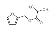 Propanoic acid,2-methyl-, 2-furanylmethyl ester structure