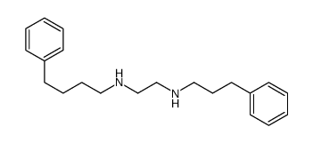 N-(4-phenylbutyl)-N'-(3-phenylpropyl)ethane-1,2-diamine Structure
