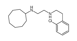 N-[2-(2-chlorophenyl)ethyl]-N'-cyclooctylethane-1,2-diamine Structure