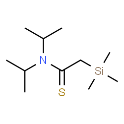 Ethanethioamide,N,N-bis(1-methylethyl)-2-(trimethylsilyl)-结构式