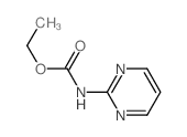 ethyl N-pyrimidin-2-ylcarbamate结构式