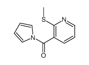(2-methylsulfanylpyridin-3-yl)-pyrrol-1-ylmethanone Structure