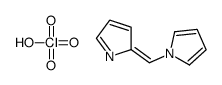 1-(1H-pyrrol-2-ylmethylidene)pyrrol-1-ium,perchlorate Structure