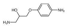 1-amino-3-(4-amino-phenoxy)-propan-2-ol结构式