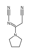 (2-cyano-1-pyrrolidin-1-ylethylidene)cyanamide结构式