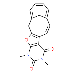 7,12-Methano-2H-cycloundeca[4,5]furo[2,3-d]pyrimidine-2,4(3H)-dione,1,13-dihydro-1,3-dimethyl- (9CI) structure