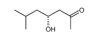 2-Heptanone, 4-hydroxy-6-methyl-, (4R)- (9CI) Structure
