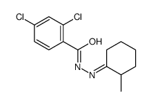 2,4-dichloro-N-[(2-methylcyclohexylidene)amino]benzamide Structure