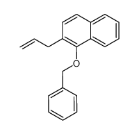 2-(2-propenyl)-1-benzyloxynaphthalene结构式