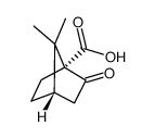 Bicyclo[2.2.1]heptane-1-carboxylic acid, 7,7-dimethyl-2-oxo-, (1R,4S)- Structure