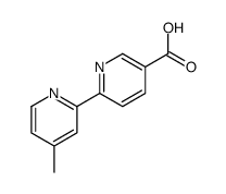 6-(4-methylpyridin-2-yl)pyridine-3-carboxylic acid结构式