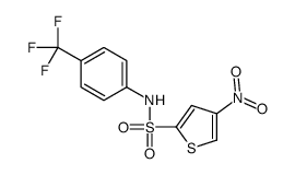 4-nitro-N-[4-(trifluoromethyl)phenyl]thiophene-2-sulfonamide Structure