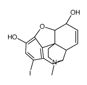 (4R,4aR,7S,7aR,12bS)-11-iodo-3-methyl-2,4,4a,7,7a,13-hexahydro-1H-4,12-methanobenzofuro[3,2-e]isoquinoline-7,9-diol结构式